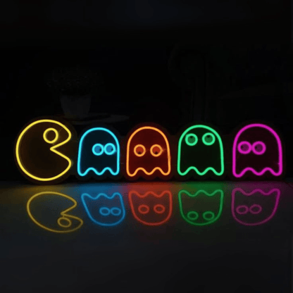 PAC - MAN GHOSTS NEON SIGN - Neonicks