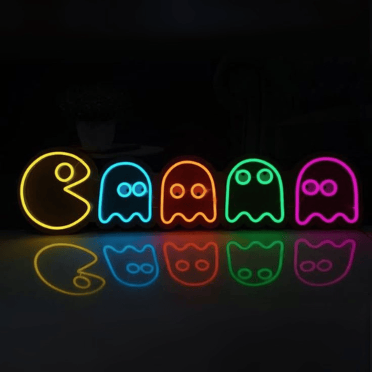 PAC - MAN GHOSTS NEON SIGN - Neonicks