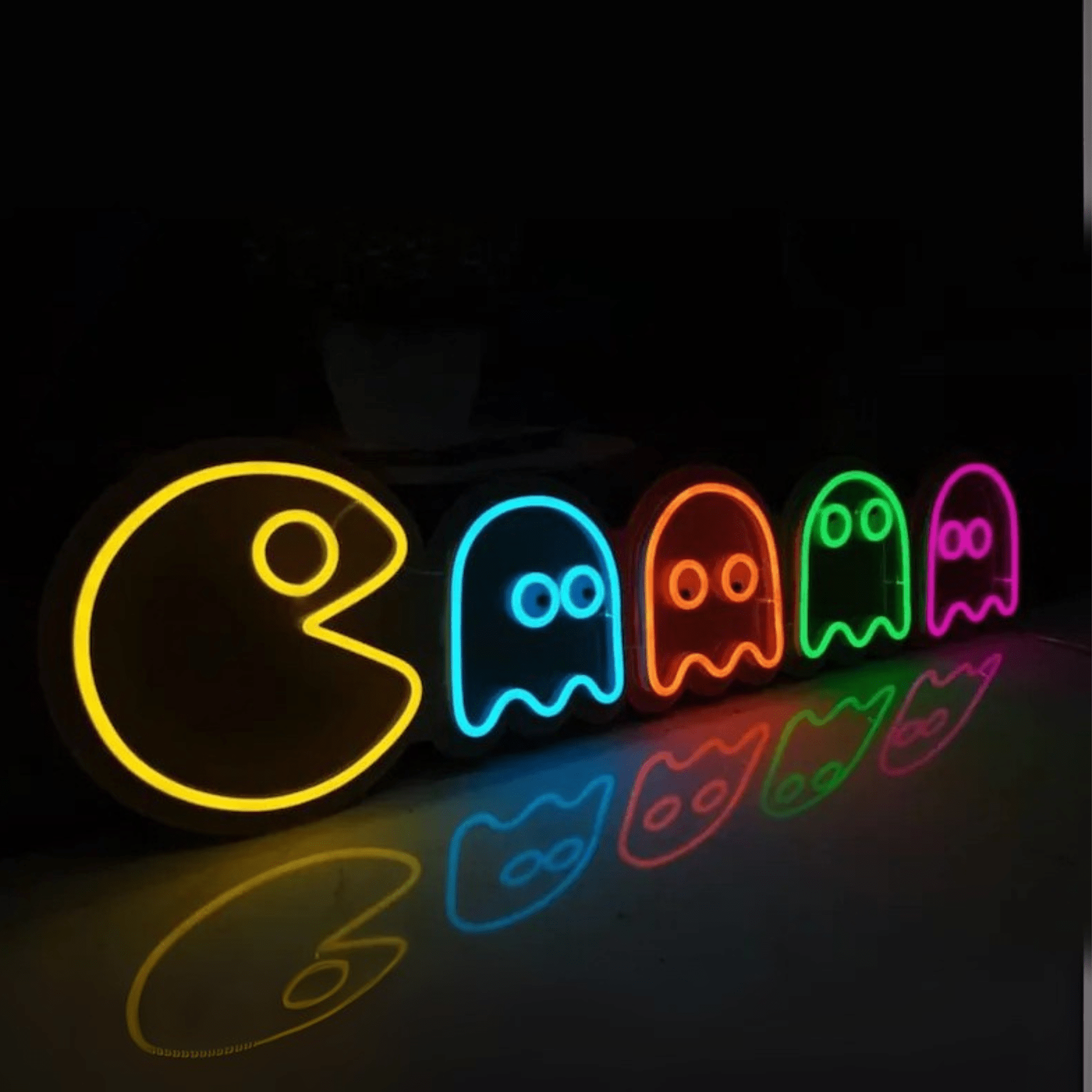 PAC - MAN GHOSTS NEON SIGN - Neonicks