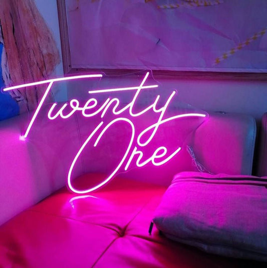 TWENTY ONE NEON SIGN - Neonicks