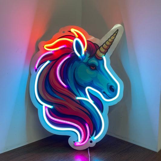 UNICORN UV PRINTED NEON LED SIGN - Neonicks