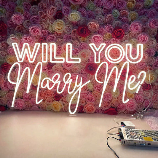 WILL YOU MARRY ME NEON SIGN - Neonicks